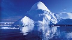Nature Mountains ships Penguins Alaska