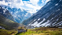 Nature Mountains summer Norway cottage