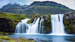 Nature Mountains waterfalls
