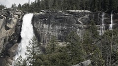 Nature Mountains waterfalls forests