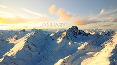 Nature Mountains winter Landscapes