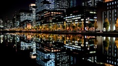 Nature night Japan Tokyo City Lights rivers