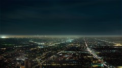 Nature night light Los Angeles USA buildings cities skies