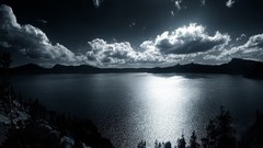 Nature night moon deviantart