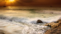 Nature ocean waves