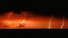 Nature orange storm outdoors