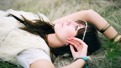 Nature outdoors brunettes