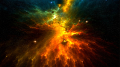 Nature outer space multicolor