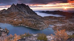 Nature peak Washington lakes wilderness Alpine