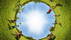 Nature picnic children