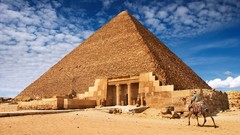 Nature pyramids Giza Egypt