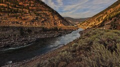 nature river sunset outdoors