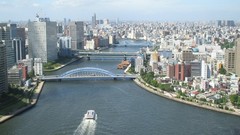 Nature rivers cityscapes