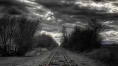 Nature road railroad 1280x1024 vanish