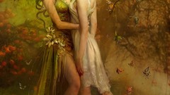 Nature room Butterflies Birds master elves elfen girl