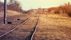 Nature Russia railroad tracks