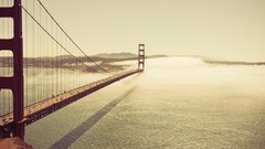 Nature San Francisco Bridges golden gate bridge cityscapes