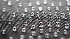 Nature silver water drops