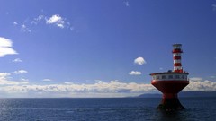 Nature skylines lighthouses Sea