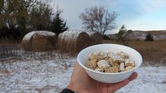 Nature snow fields funny