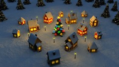 Nature snow Holidays Christmas Christmas trees Christmas Lights