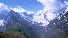Nature snow Mountains clouds