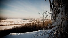 Nature snow Russia outdoors cities skies Kaluga