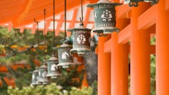 Nature snow winter autumn Japan Garden