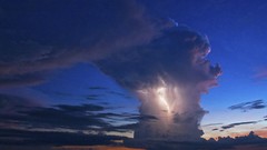 Nature storm evening Kenya