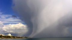 Nature storm seascape