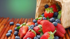 Nature strawberries baskets Berries