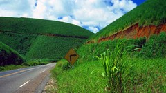 Nature sugar cane roads Brazil fields Highways