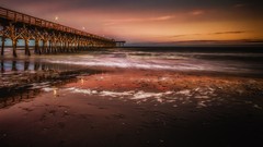 Nature sun Beaches waves skies