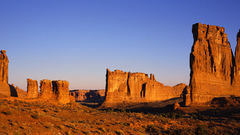 Nature sun canyon Arches