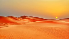 Nature sun deserts sand dunes