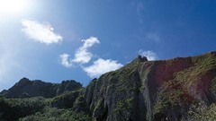 Nature sun Mountains clouds rocks skyscapes