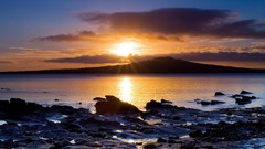 Nature sun rise landing