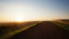 Nature sun roads fences streets