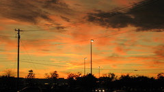 Nature sunset City high