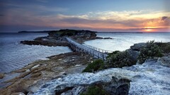 nature sunset Sea Bridge