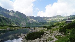 nature tatra mountains Valley of Five Ponds Poland landscape sky