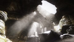 Nature the elder scrolls v skyrim video games sunbeams