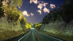 Nature Trees autumn roads
