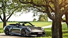 Nature Trees cars Porsche convertible vehicles Porsche 911 
