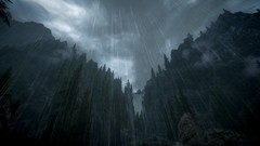 Nature Trees clouds rain the elder scrolls v skyrim video games