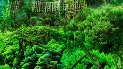 Nature Trees clouds wings paintings angels cityscapes forests 