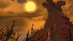 Nature Trees evening animation Browning Russians Dobrynia 