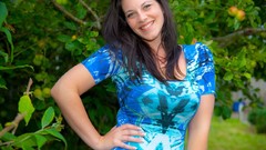 Nature Trees eyes woman faces smiling boobs bex cosmid