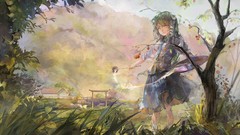 Nature Trees grass water Mountains Plants snakes socks houses 