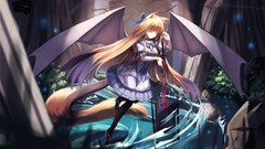 Nature Trees grass water weapons Birds Shoes wings Plants blood 